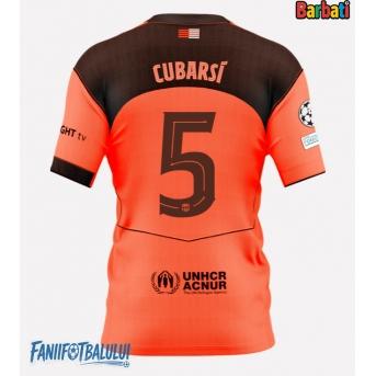 Barcelona Pau Cubarsi #5 Tricou Fotbal Replică 2025-26 Barbati Treilea